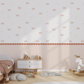 Boho Blumen & Schmetterlinge Wandtattoo | Kinderzimmer Nilso