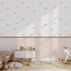 Boho Blumen & Schmetterlinge Wandtattoo | Kinderzimmer Nilso