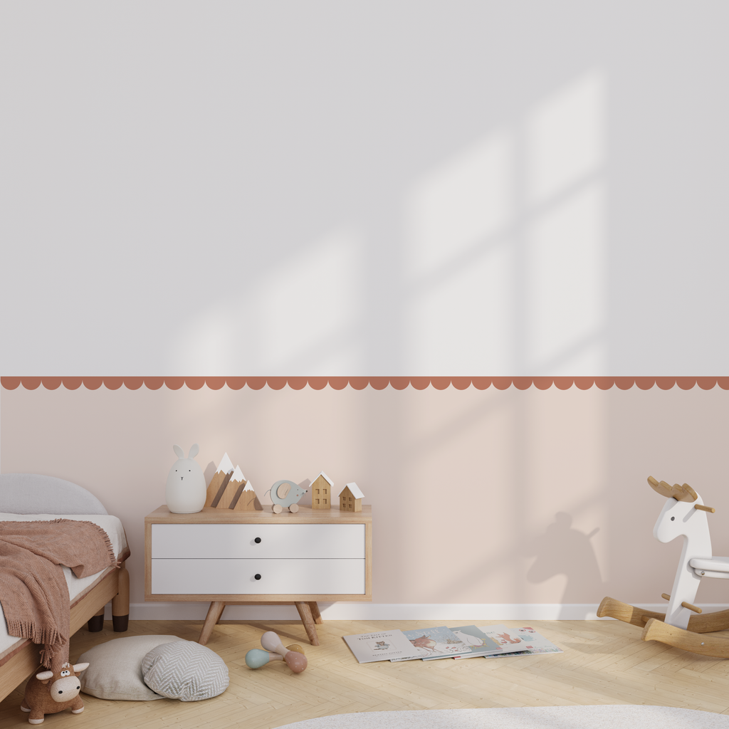 Romantisches Wandtattoo in Tapetenoptik | Kinderzimmer Nilso
