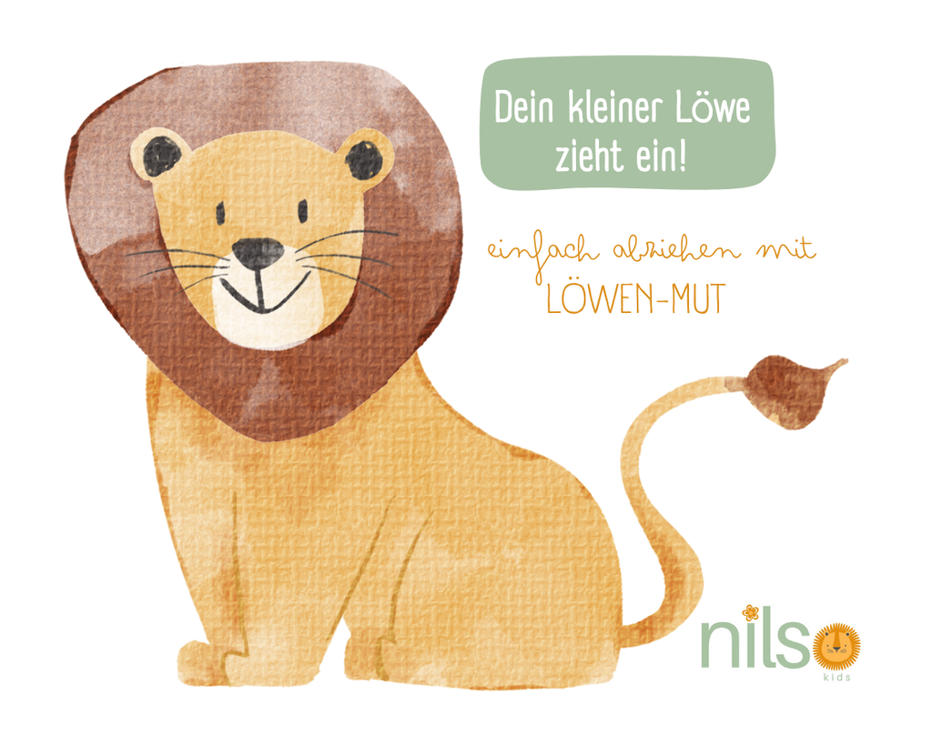 Löwen-Muster Wandtattoo I Kinderzimmer Nilso
