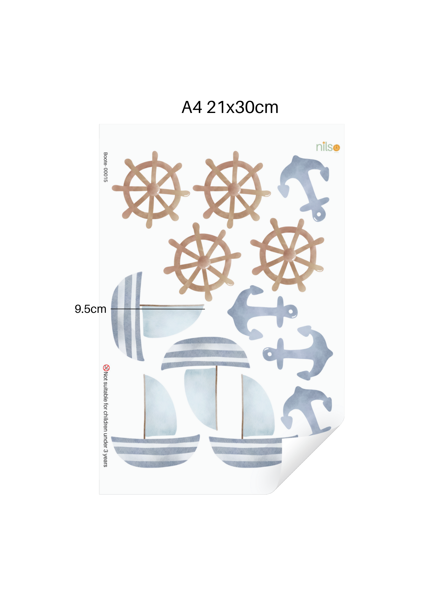Wandtattoo Boote Nilso
