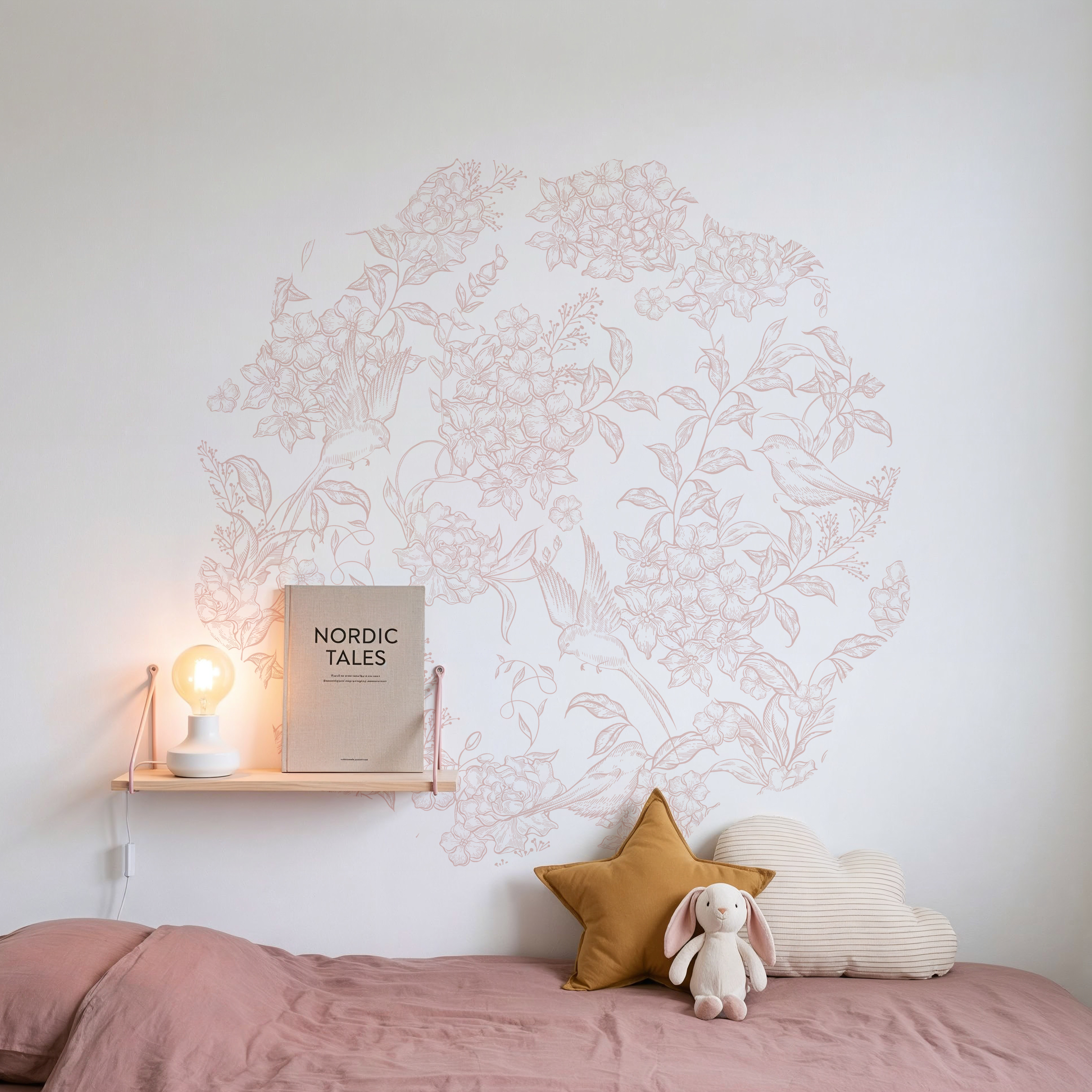 Pfingstrose Blumen Wandtattoo I Kinderzimmer Nilso